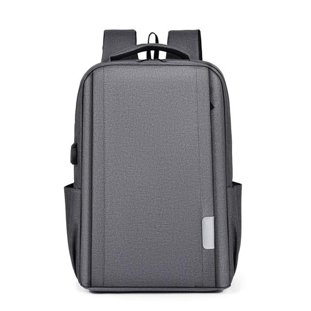 ELISON Backpack With USB Charger The Store Bags Gray 