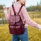 Top Flap Drawstring Backpack The Store Bags 