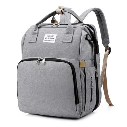 Backpack Diaper Bag With Fold Out Changing Pad The Store Bags Gray 