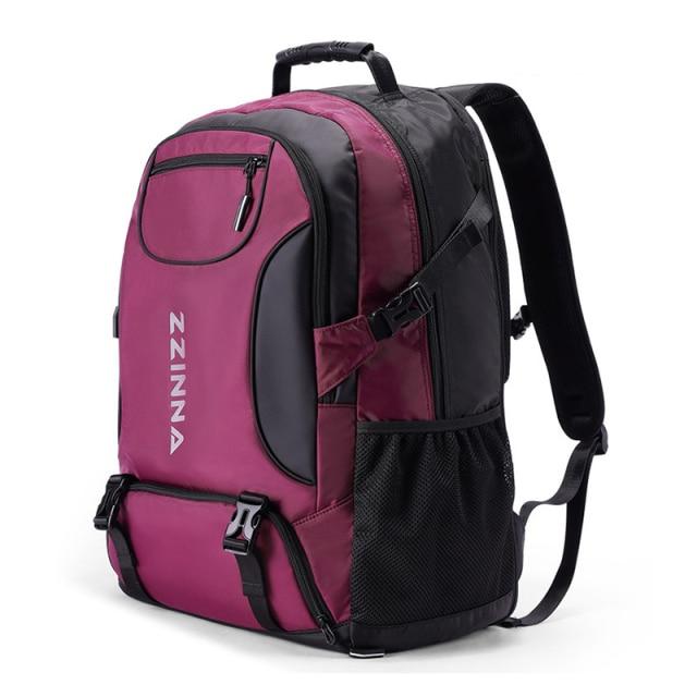 17 inch Laptop Backpack With Shoe Compartment The Store Bags Purple 