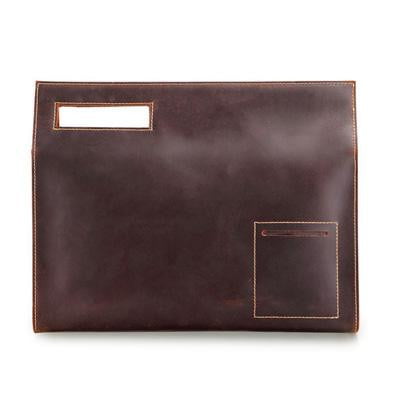 Men's Genuine Leather Travel Document Bag The Store Bags Coffee 